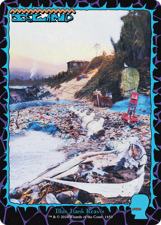 Island (1653) (Showcase) - Rainbow Foil