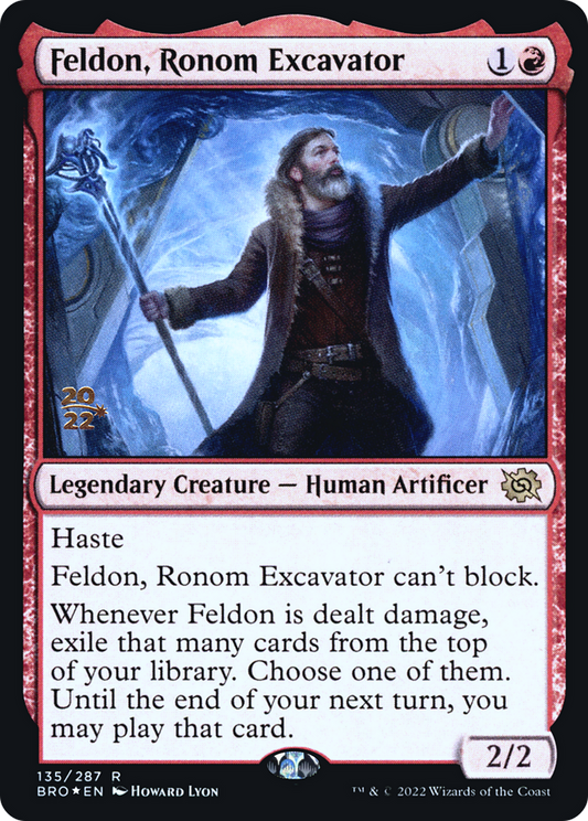 Feldon, Ronom Excavator (135) (Prerelease) - Foil