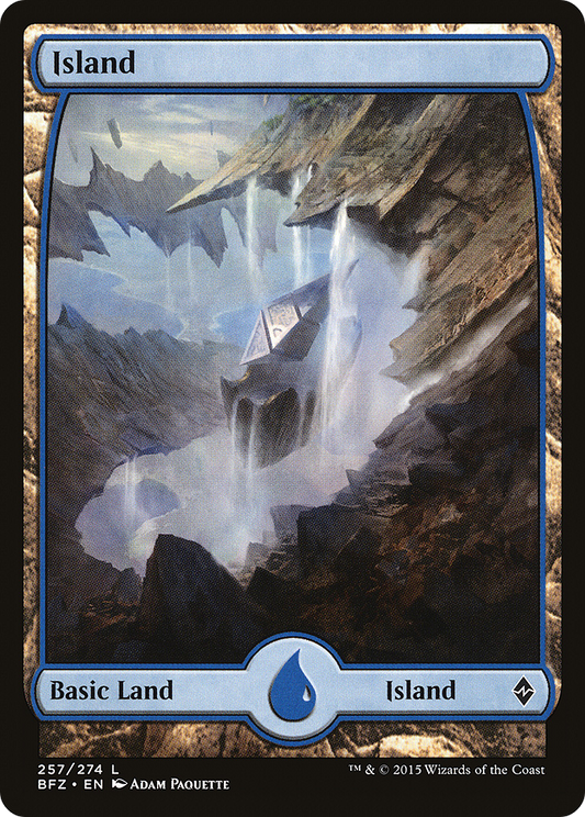 Island (257) (Full Art) - Foil