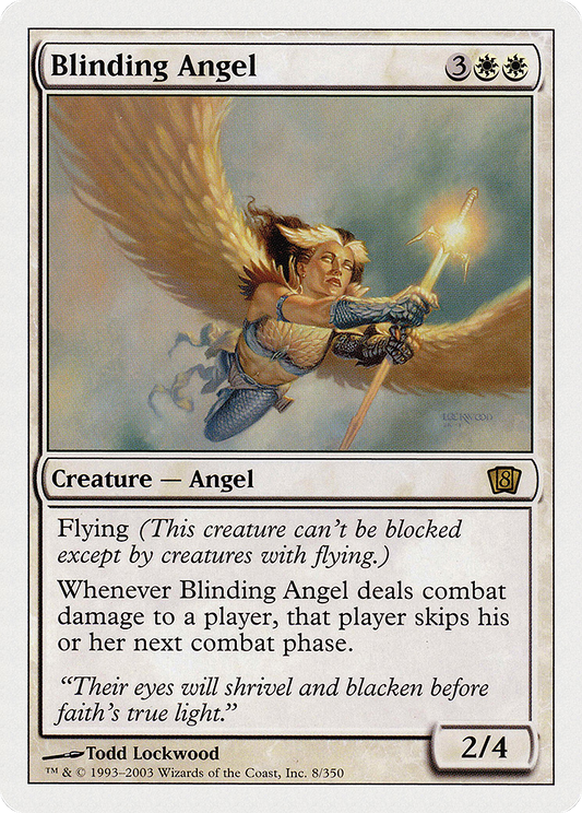 Blinding Angel (8th Edition) (Oversized) (Box Topper Promo) (O8TH)