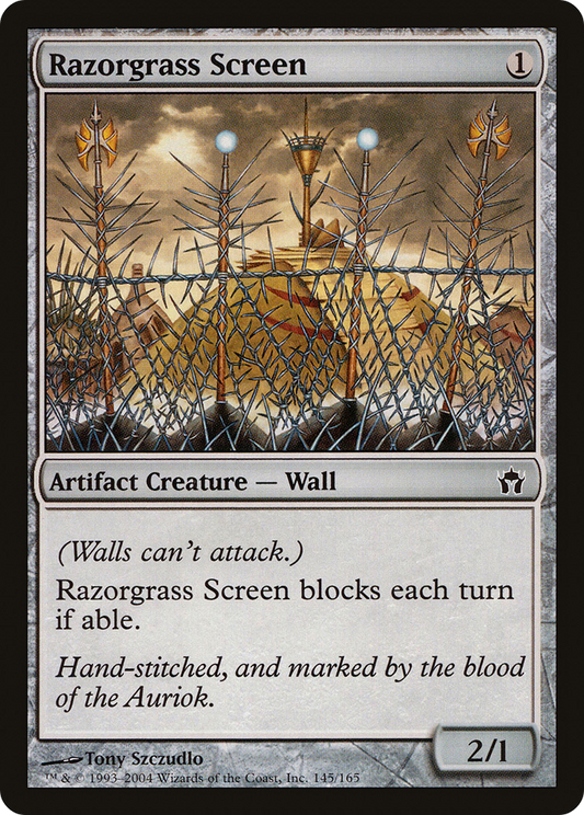 Razorgrass Screen - Foil