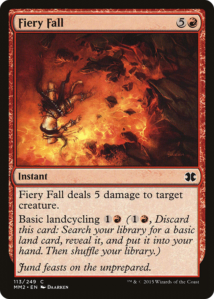 Fiery Fall - Foil