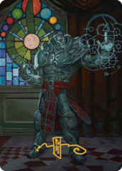 Karn, Living Legacy (02/81) Art Card (ADMU) - Gold-Stamped Signature