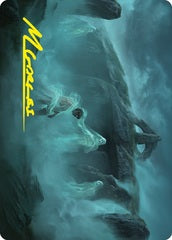 Fog on the Barrow-Downs (02/81) Art Card (ALTR) - Gold-Stamped Signature