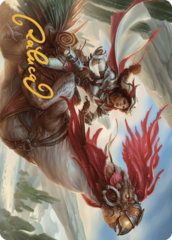 Frontier Seeker (02/54) Art Card (AOTJ) - Gold-Stamped Signature