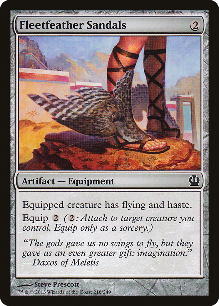 Fleetfeather Sandals - Foil
