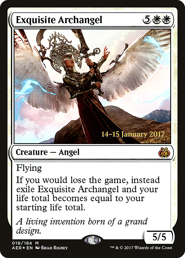 Exquisite Archangel (018) (Prerelease) - Foil