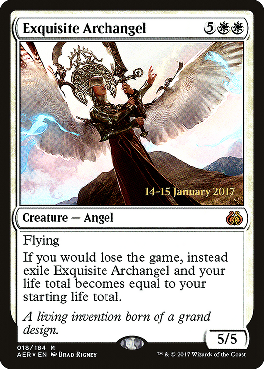 Exquisite Archangel (018) (Prerelease) - Foil