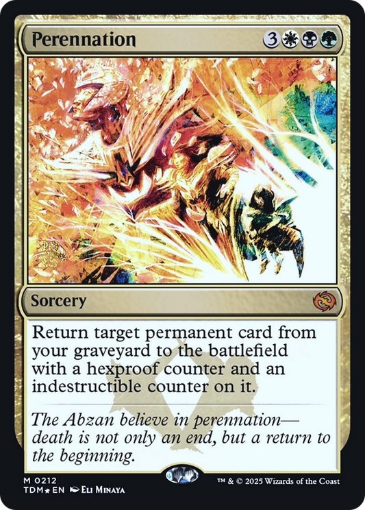 Perennation (0212) (Prerelease) (PTDM) - Foil