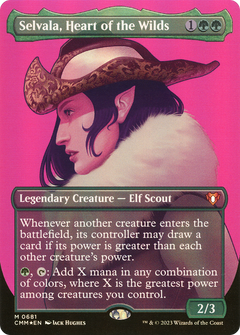 Selvala, Heart of the Wilds (1064) (Borderless) - Textured Foil