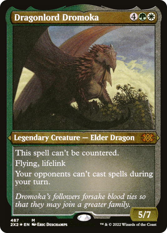 Dragonlord Dromoka - Foil Etched