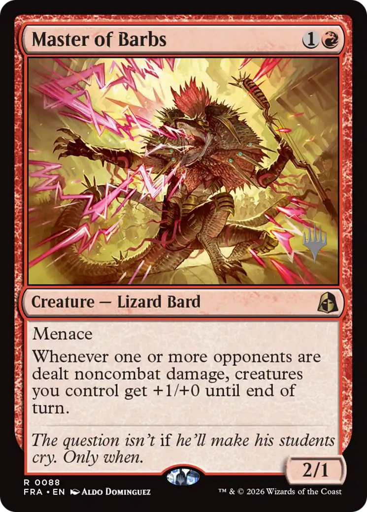 Master of Barbs (0088) (Promo Pack) (PFRA) - Foil