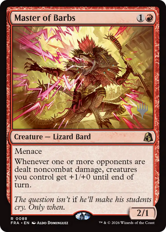Master of Barbs (0088) (Promo Pack) (PFRA) - Foil