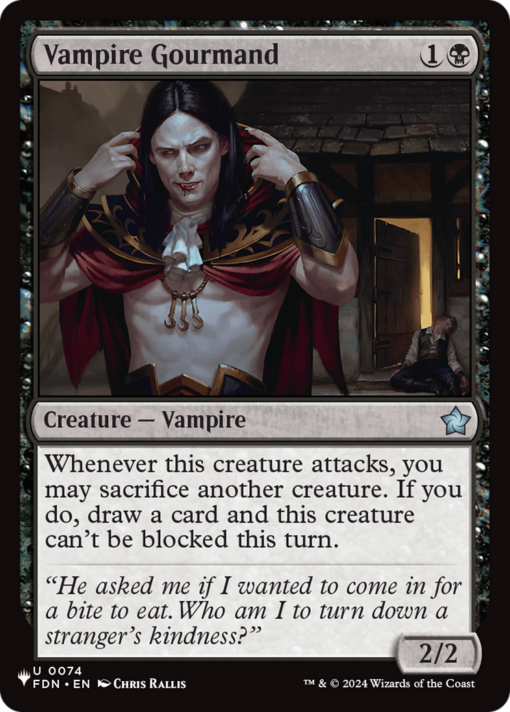 Vampire Gourmand (FDN-74) (PLST)