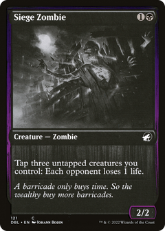 Siege Zombie - Foil