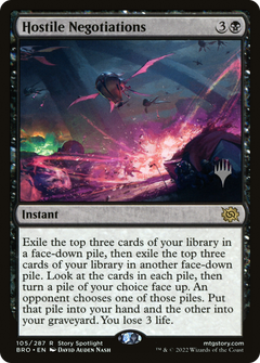 Hostile Negotiations (105) (Promo Pack)