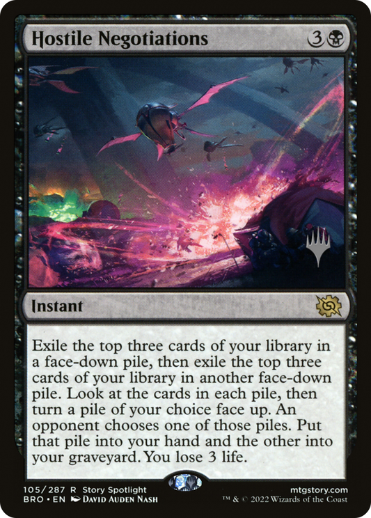 Hostile Negotiations (105) (Promo Pack)