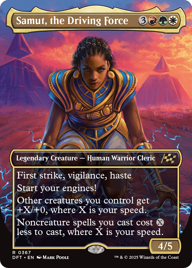 Samut, the Driving Force (0367) (Borderless) - Foil