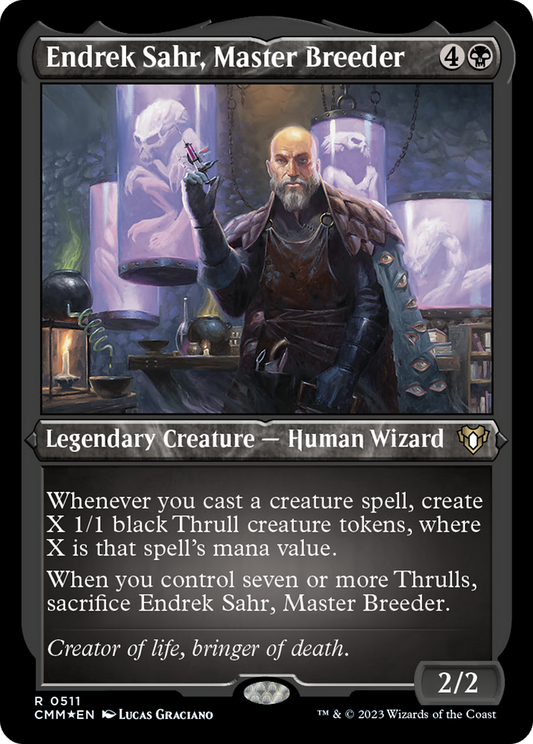 Endrek Sahr, Master Breeder (0511) - Foil Etched
