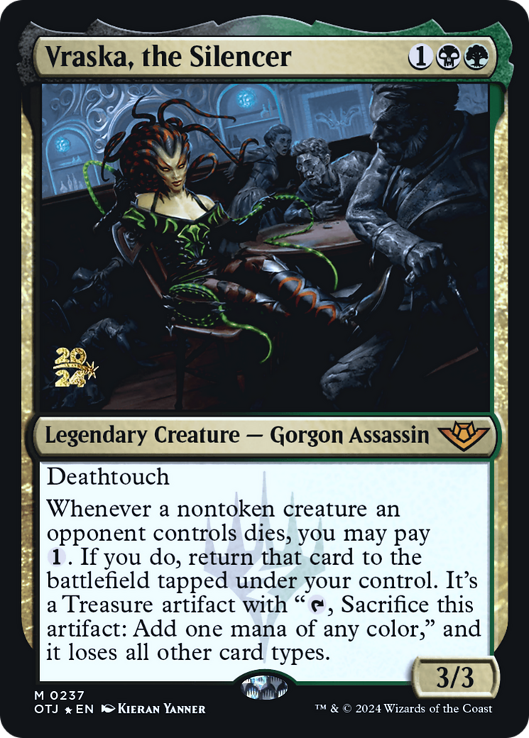 Vraska, the Silencer (0237) (Prerelease) - Foil