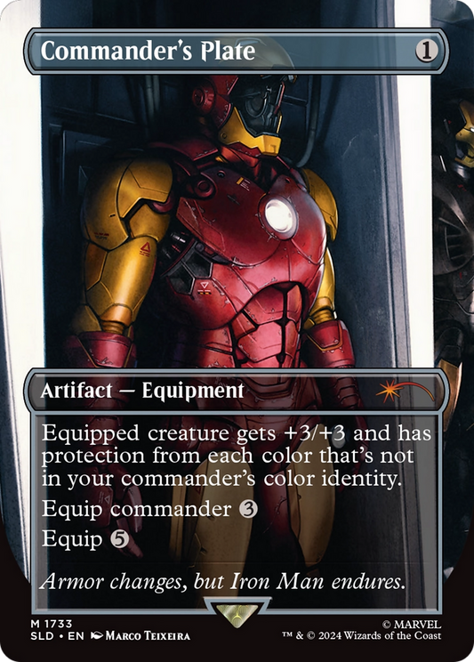 Commander's Plate (1733) (Borderless) - Foil
