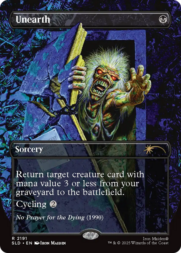 Unearth (2191) (Borderless) - Foil sld