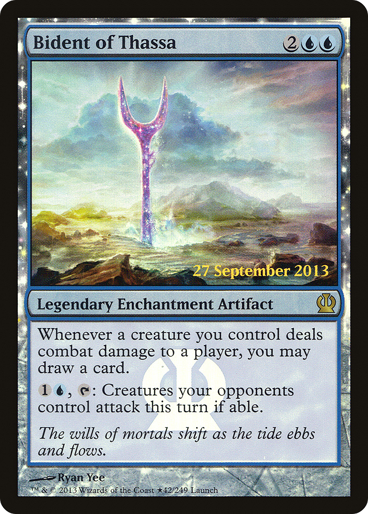 Bident of Thassa (042) (Prerelease) (PTHS) - Foil