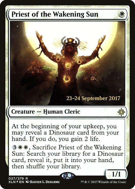 Priest of the Wakening Sun (027) (Prerelease) - Foil