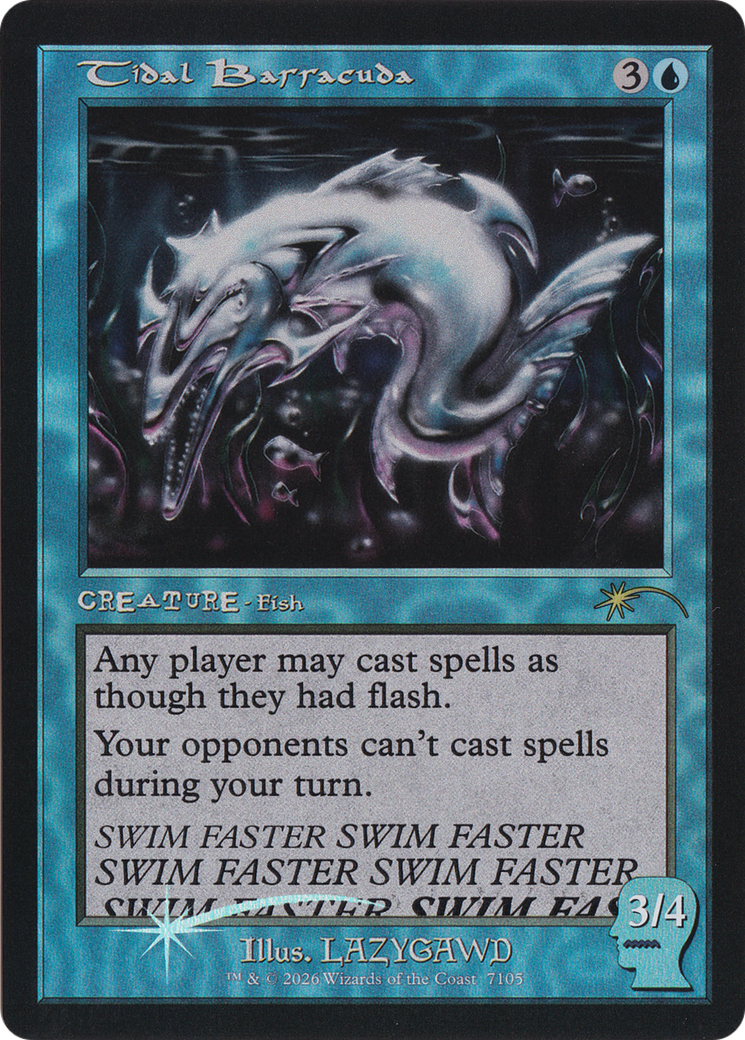 Tidal Barracuda (7105) (Showcase) (SLD) - Foil