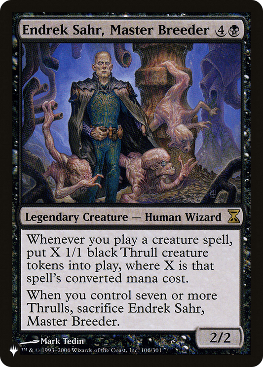 Endrek Sahr, Master Breeder