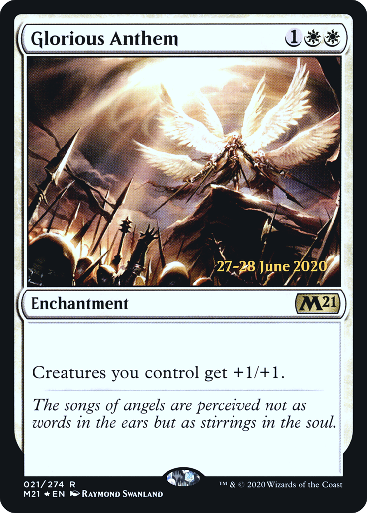 Glorious Anthem (021) (Prerelease) - Foil