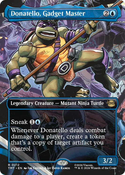 Donatello, Gadget Master (0212) (Borderless) (TMT) - Foil