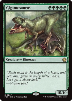 Gigantosaurus (FDC)