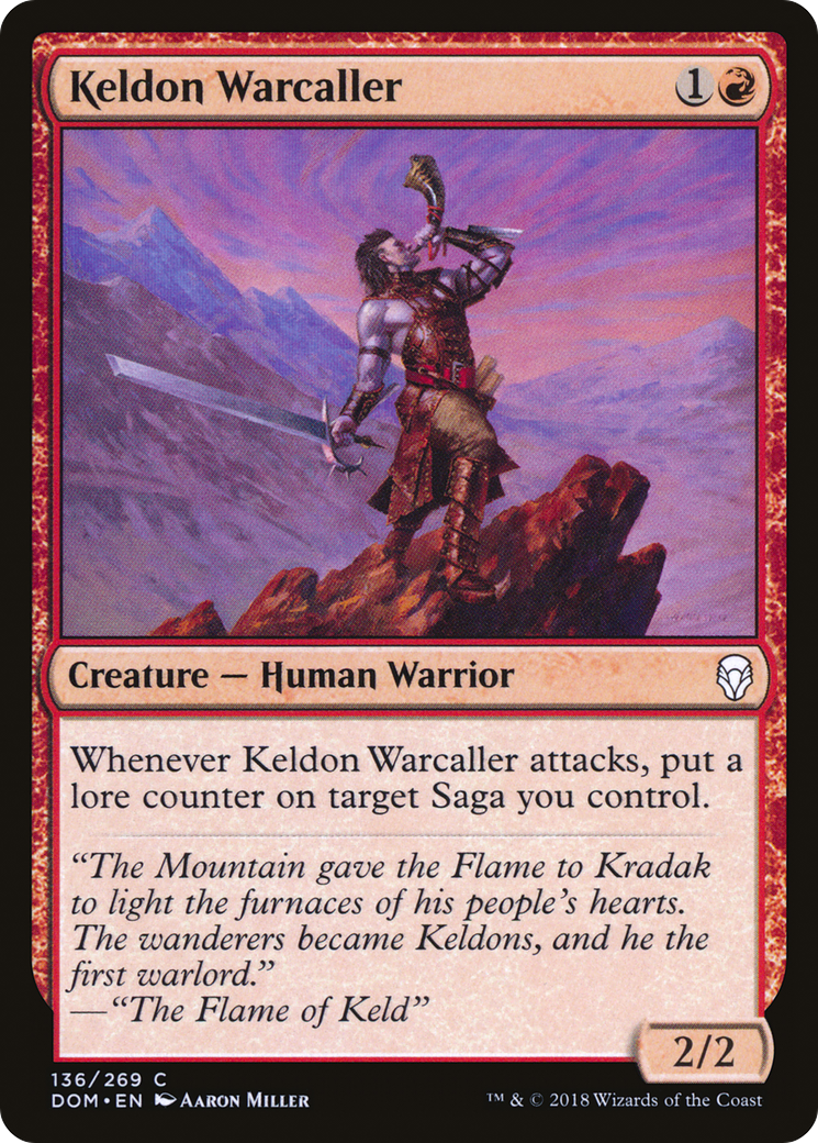 Keldon Warcaller - Foil