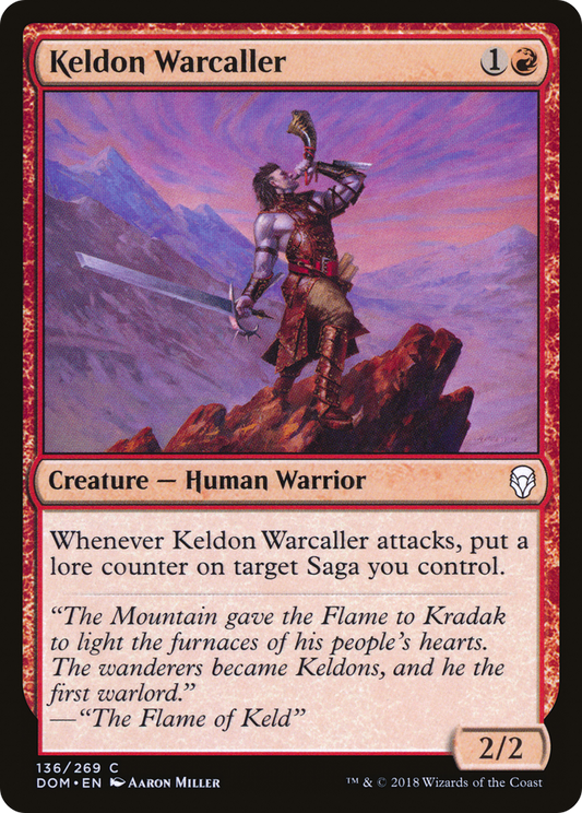 Keldon Warcaller - Foil