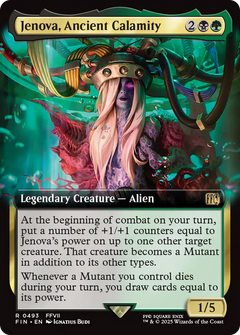 Jenova, Ancient Calamity (0493) (Extended Art) - Foil