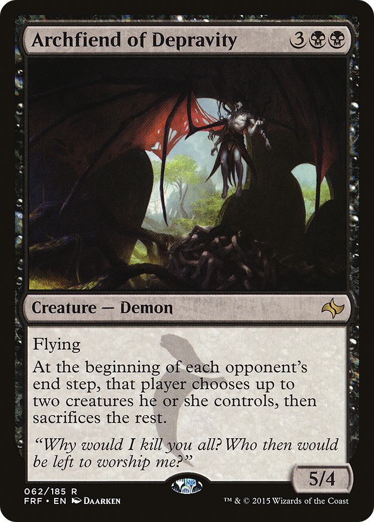 Archfiend of Depravity - Foil