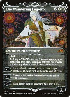 The Wandering Emperor (418) (Showcase) - Foil Etched