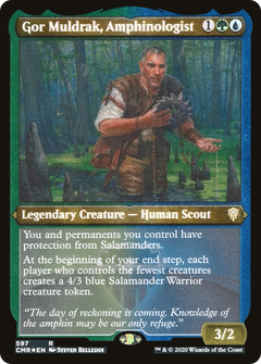 Gor Muldrak, Amphinologist - Foil Etched
