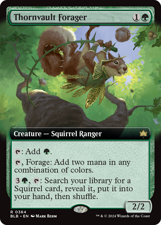 Thornvault Forager (0364) (Extended Art) - Foil