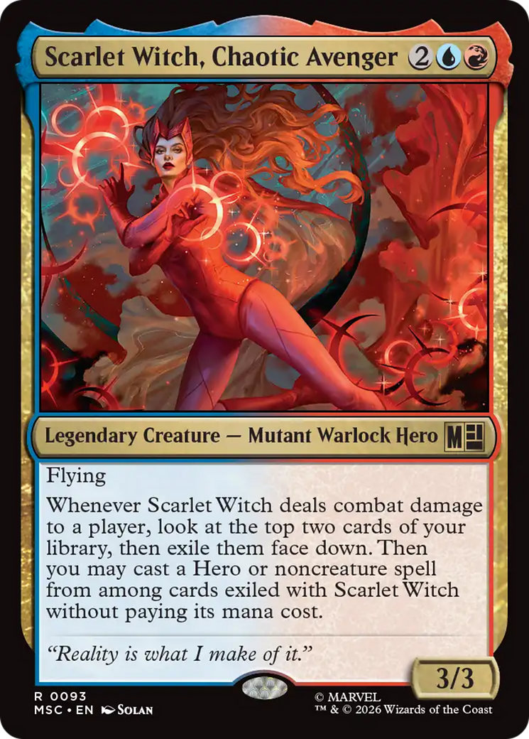 Scarlet Witch, Chaotic Avenger (MSC) - Surge Foil