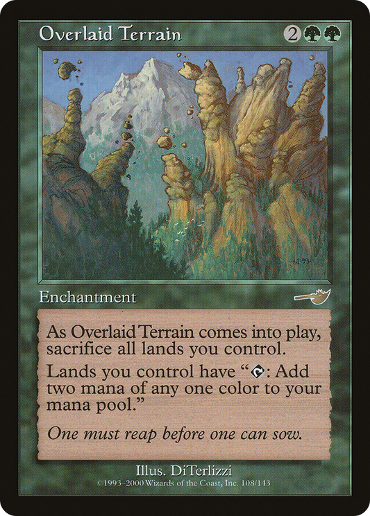 Overlaid Terrain - Foil