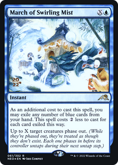 March of Swirling Mist (061) (Prerelease) - Foil