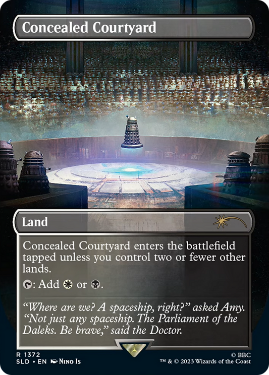 Concealed Courtyard (1372) (Borderless) - Foil