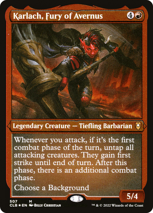 Karlach, Fury of Avernus - Foil Etched