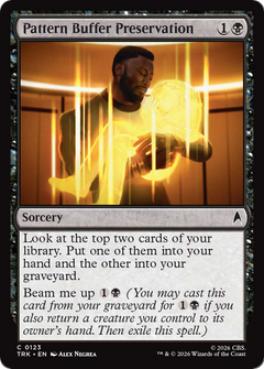 Pattern Buffer Preservation (TRK) - Foil