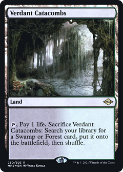 Verdant Catacombs (260) (Prerelease) - Foil