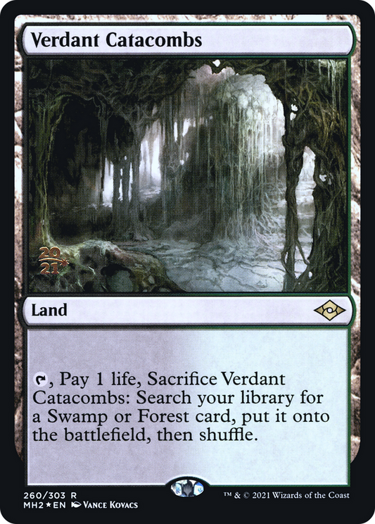Verdant Catacombs (260) (Prerelease) - Foil