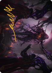 Braids, Arisen Nightmare (23/81) Art Card (ADMU) - Gold-Stamped Signature