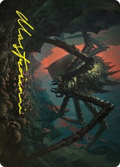 Shelob, Child of Ungoliant (23/81) Art Card (ALTR) - Gold-Stamped Signature